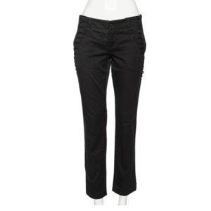 Gucci Black Denim with Lace up detail.